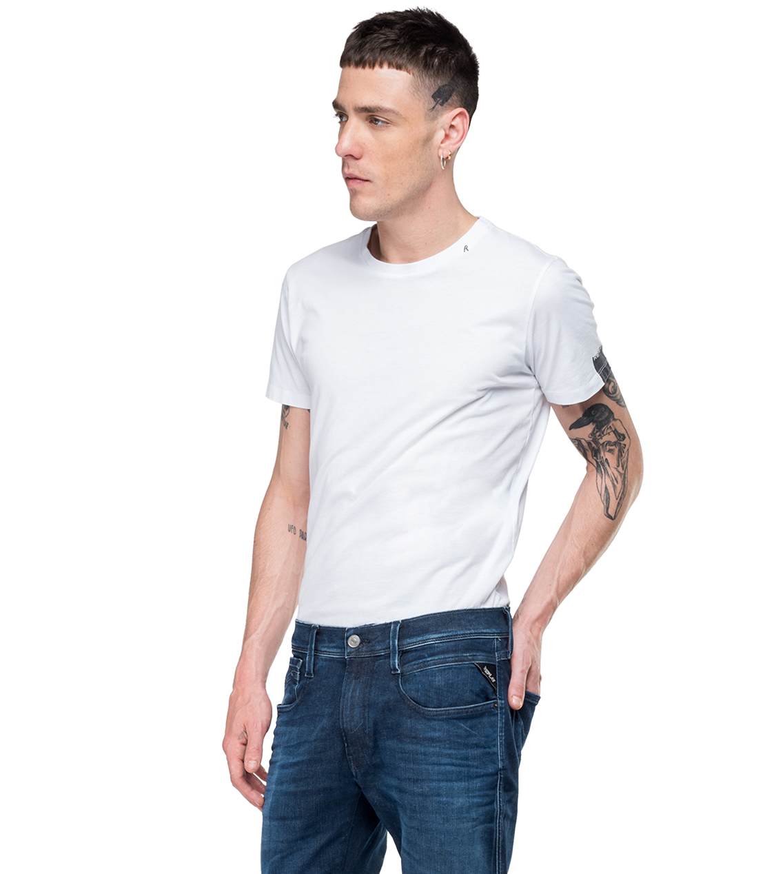 11.5 OZ HYPERFLEX CLOUDS ANBASS ブルー ストレッチデニム 詳細画像 ダークブルー 3